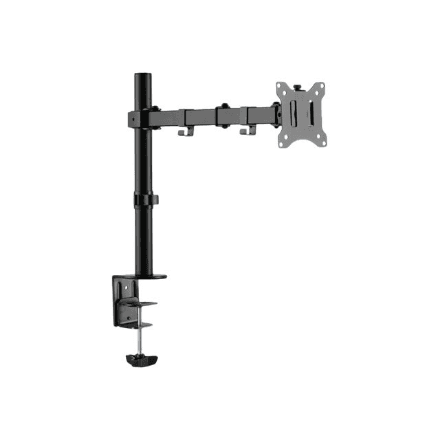 Digitus monitor desk mount with height adjustment, black