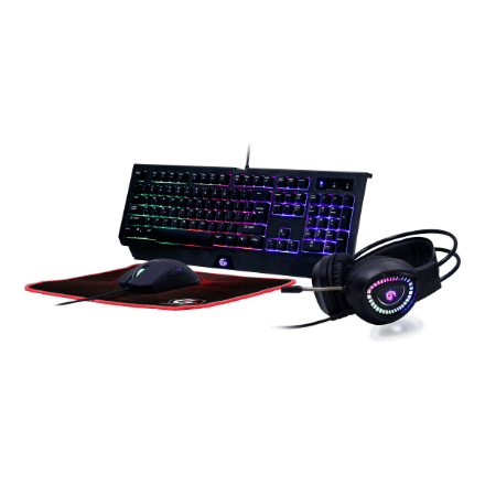 Gembird GGS-UMGL4-01 4-in-1 Backlight Gaming Kit Phantom