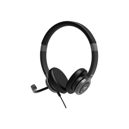 PORT CONNECT Stereo USB Headphone PRO ON'R 300 Black