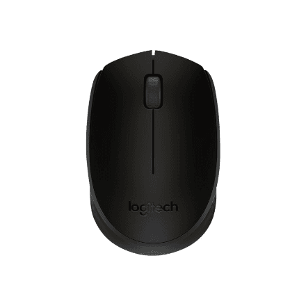 Logitech M171 беспроводная мышь черная