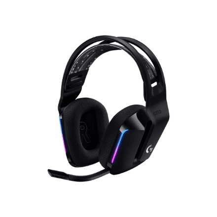 Logitech G G733 wireless gaming headset with noise canceling