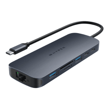 USB-C хаб Hyper HyperDrive Next HD4006GL, 11 портов, 2x HDMI 4K