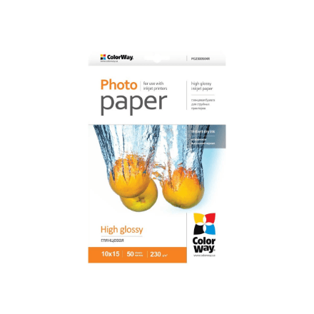 ColorWay foto paber 10x15 230g/m² 50 lehte glossy