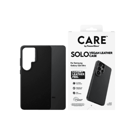 Чехол CARE by PanzerGlass Solo для Samsung Galaxy S26 Ultra, чёрный