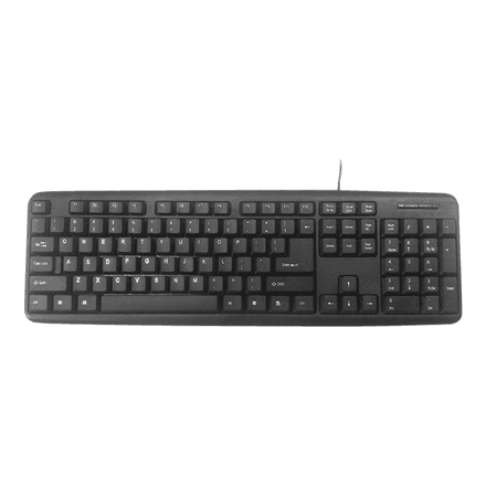 Gembird KB-U-103-RU wired keyboard, full-size 104-key
