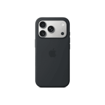 Силиконовый чехол Apple с MagSafe для iPhone 17 Pro, чёрный