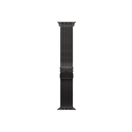 Apple 49mm Black Titanium Milanese Loop smartwatch band
