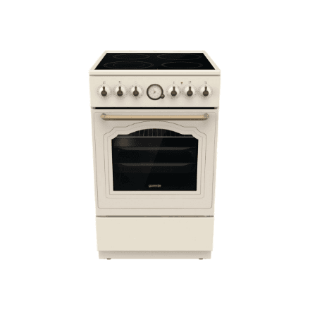 Gorenje | Cooker | GECS5B70CLI | Hob type Vitroceramic | Oven type Electric | Beige | Width 50 cm | Depth 59.4 cm | Energy efficiency class A | 70 L
