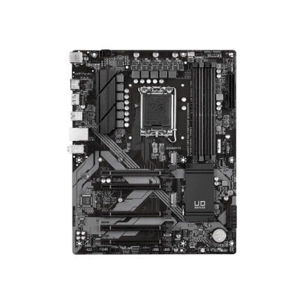 Gigabyte | B760 DS3H DDR4 1.0 M/B | Processor family Intel | Processor socket  LGA1700 | DDR4 DIMM | Memory slots 4 | Supported hard disk drive interfaces 	SATA, M.2 | Number of SATA connectors 4 | Chipset Intel B760 Express | ATX