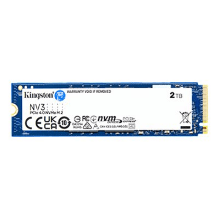 SSD Kingston NV3 2 ТБ M.2 NVMe, PCIe Gen4 x4, чтение 6000 МБ/с