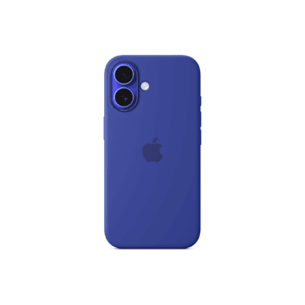 Apple iPhone 16 Silicone Case with MagSafe, ultramarine