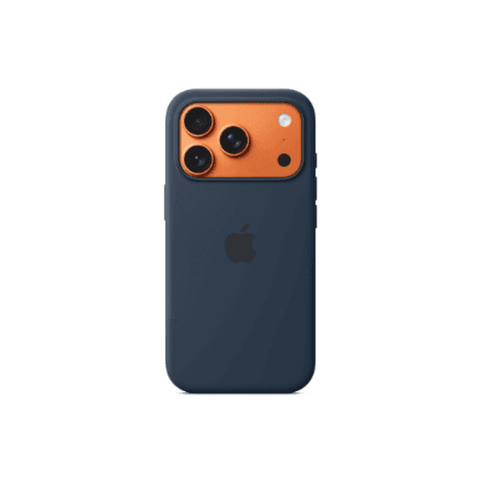 Силиконовый чехол Apple с MagSafe для iPhone 17 Pro, тёмная ночь