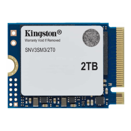 SSD Kingston NV3 2 ТБ M.2 2230 NVMe, PCIe 4.0 x4, чтение 6000 МБ/с