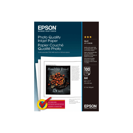 Epson Photo Quality Inkjet Paper A4 100 lehte