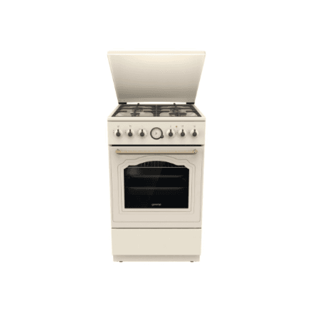 Gorenje GKS5B70CLI gaasipliit elektriahjuga, 50 cm, liivakarva
