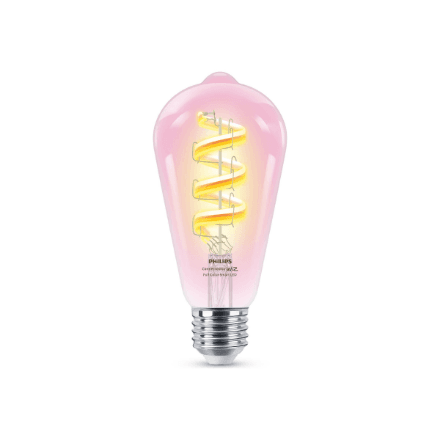 Philips Smart Philips Smart WiFi Filament Clear ST64 RGB | E27 | 6.3 W | Full colour