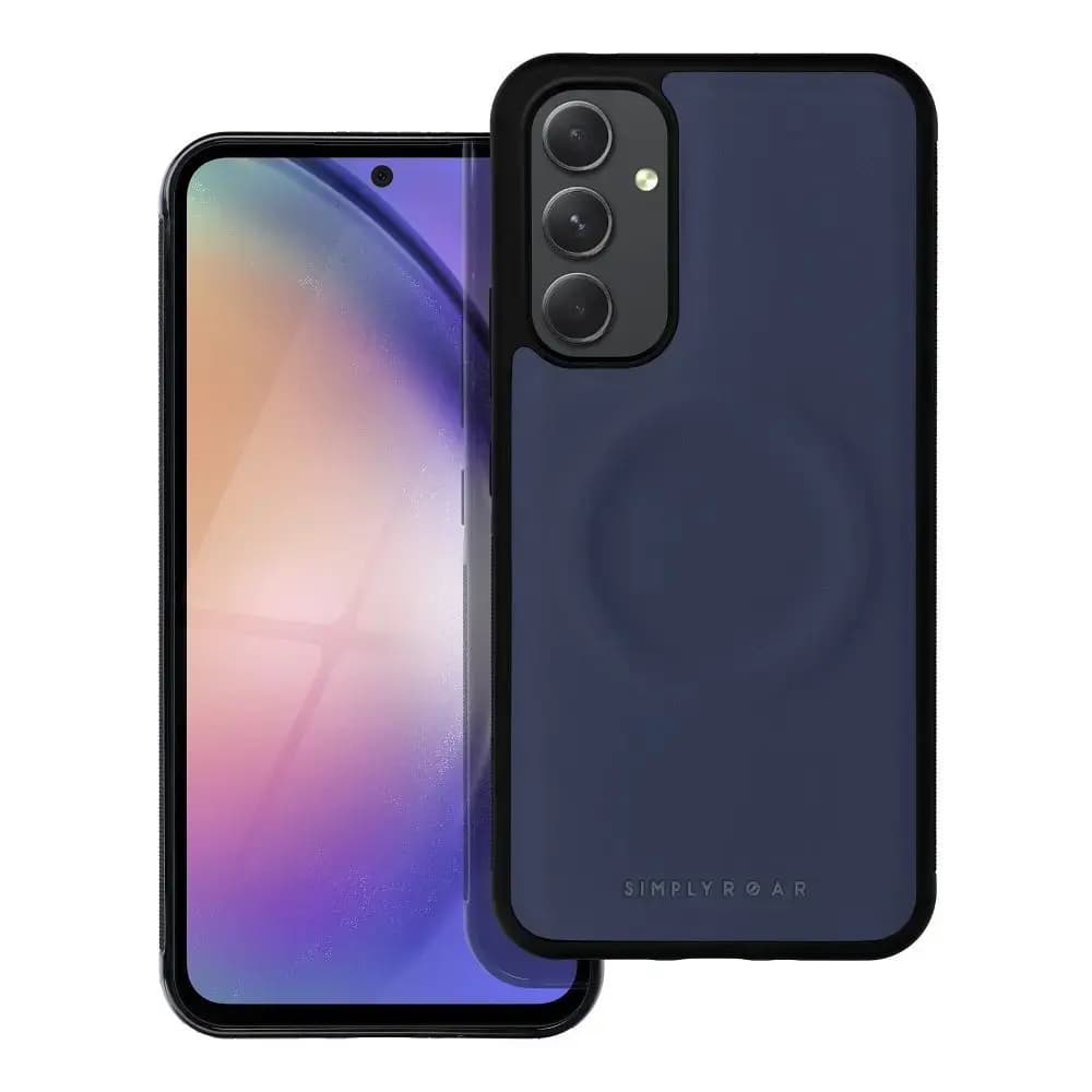 Roar Mag Morning phone case with MagSafe for Samsung Galaxy A54 5G, blue