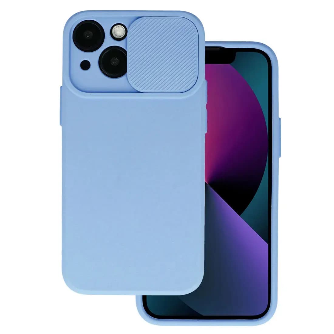 Чехол Fusion Camshield Soft для Samsung Galaxy A55 5G, фиолетовый