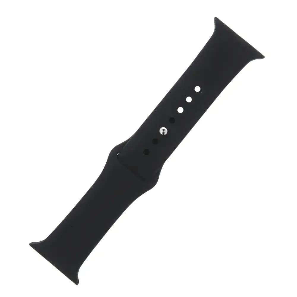 Fusion silicone watch strap for Apple Watch 38/40/41 mm, black