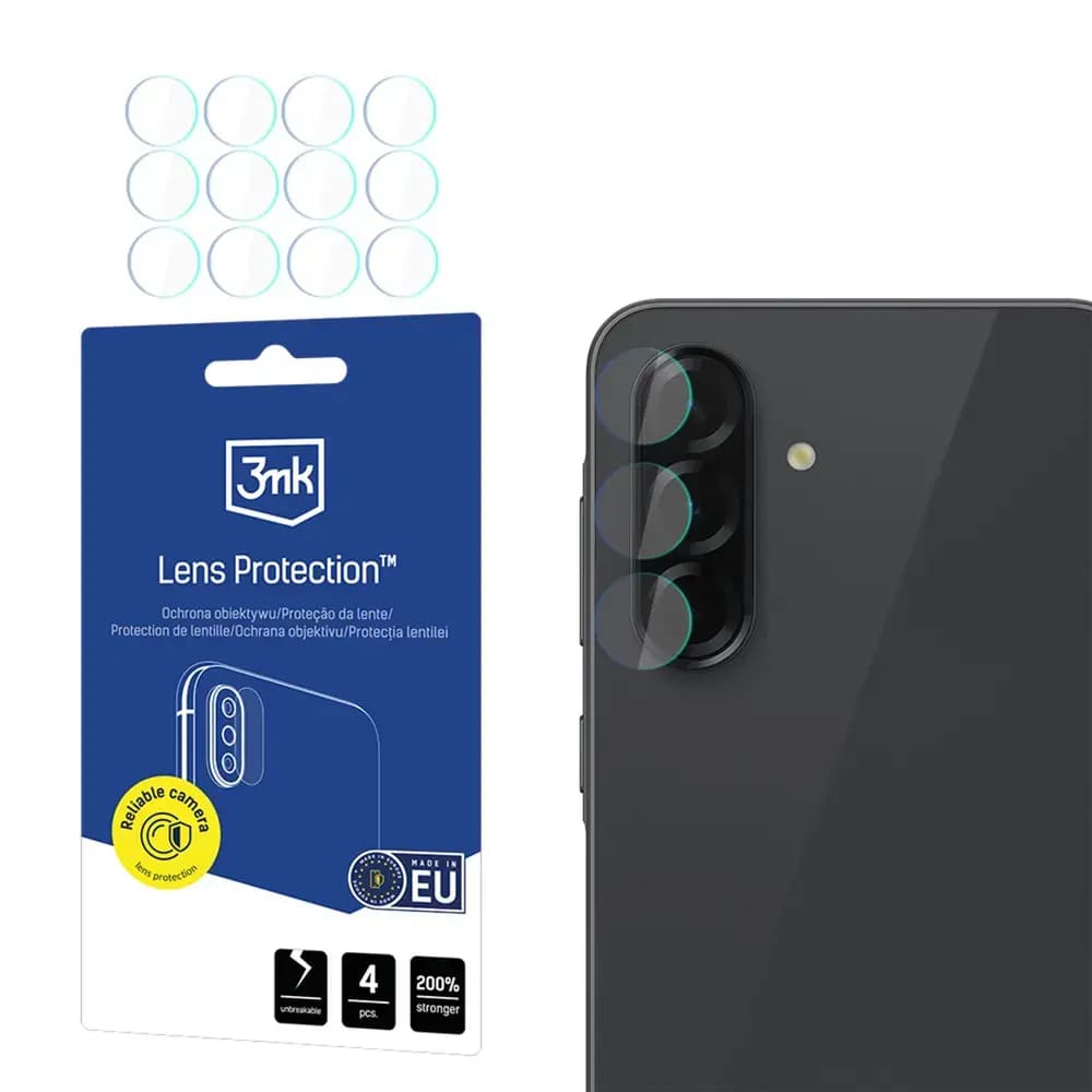 3mk Lens Protection Hybrid camera lens protector for Samsung Galaxy A37 / A57