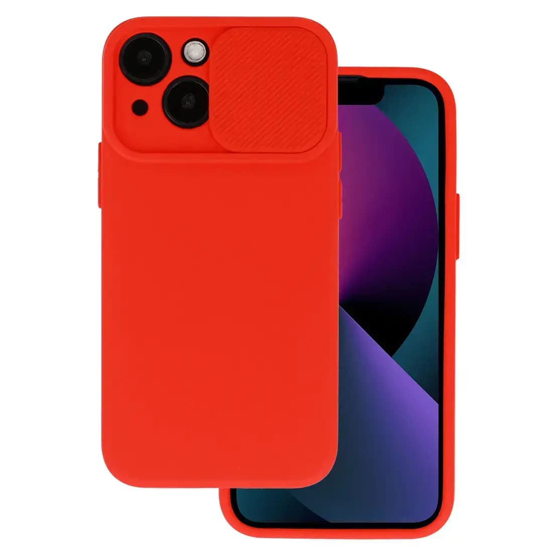 Чехол Fusion Camshield Soft для Samsung Galaxy A55 5G, красный