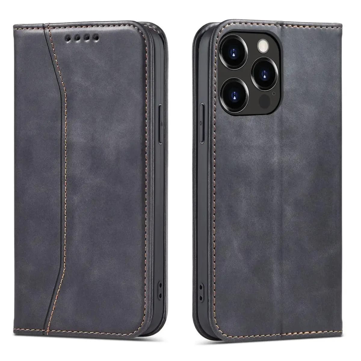 Magnet Fancy book case for iPhone 14 Pro Max, black