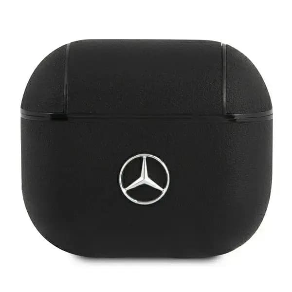 Mercedes-Benz MEA3CSLBK Electronic Line leather case for AirPods 3, black