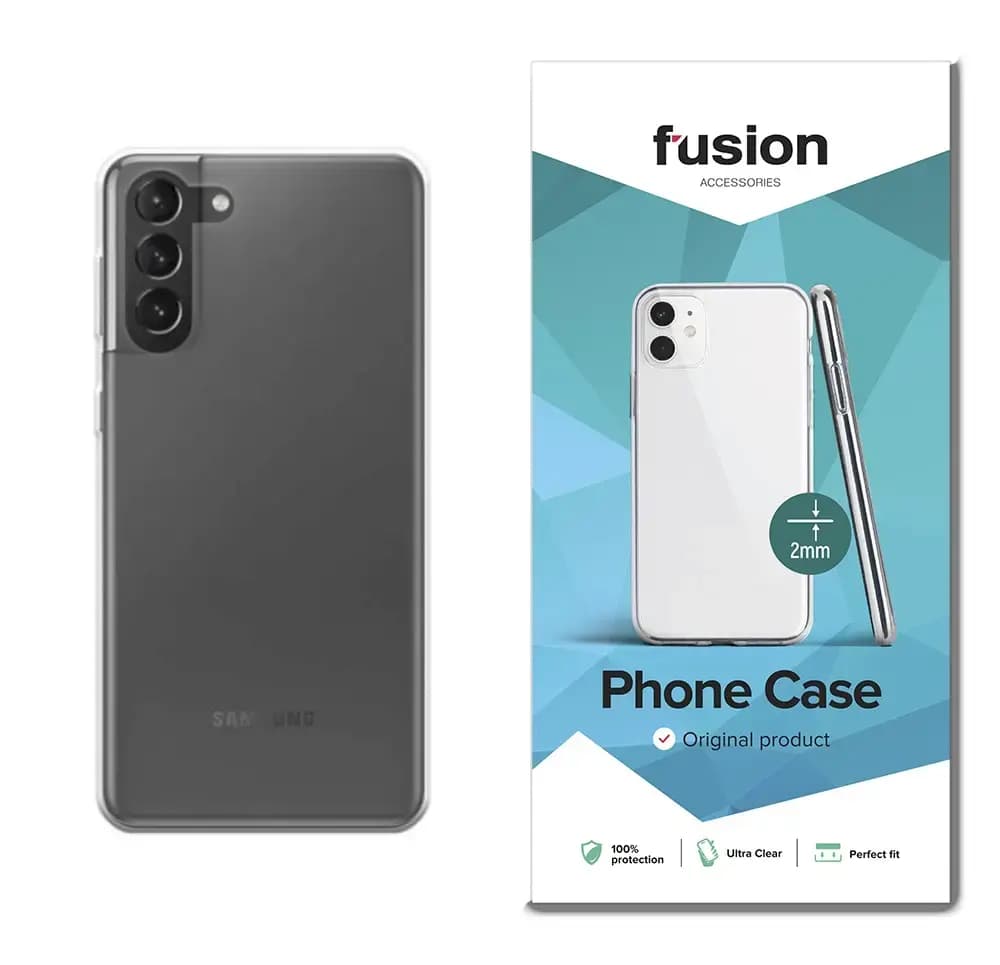 Чехол Fusion Ultra Clear Series 2 mm для Samsung Galaxy S21+, прозрачный
