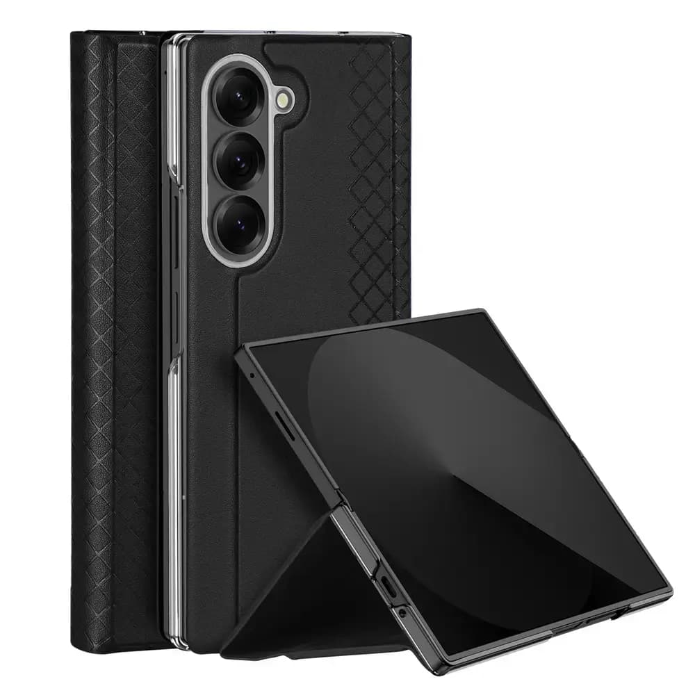Dux Ducis Brill raamatkaas Samsung Galaxy Z Fold 7, must