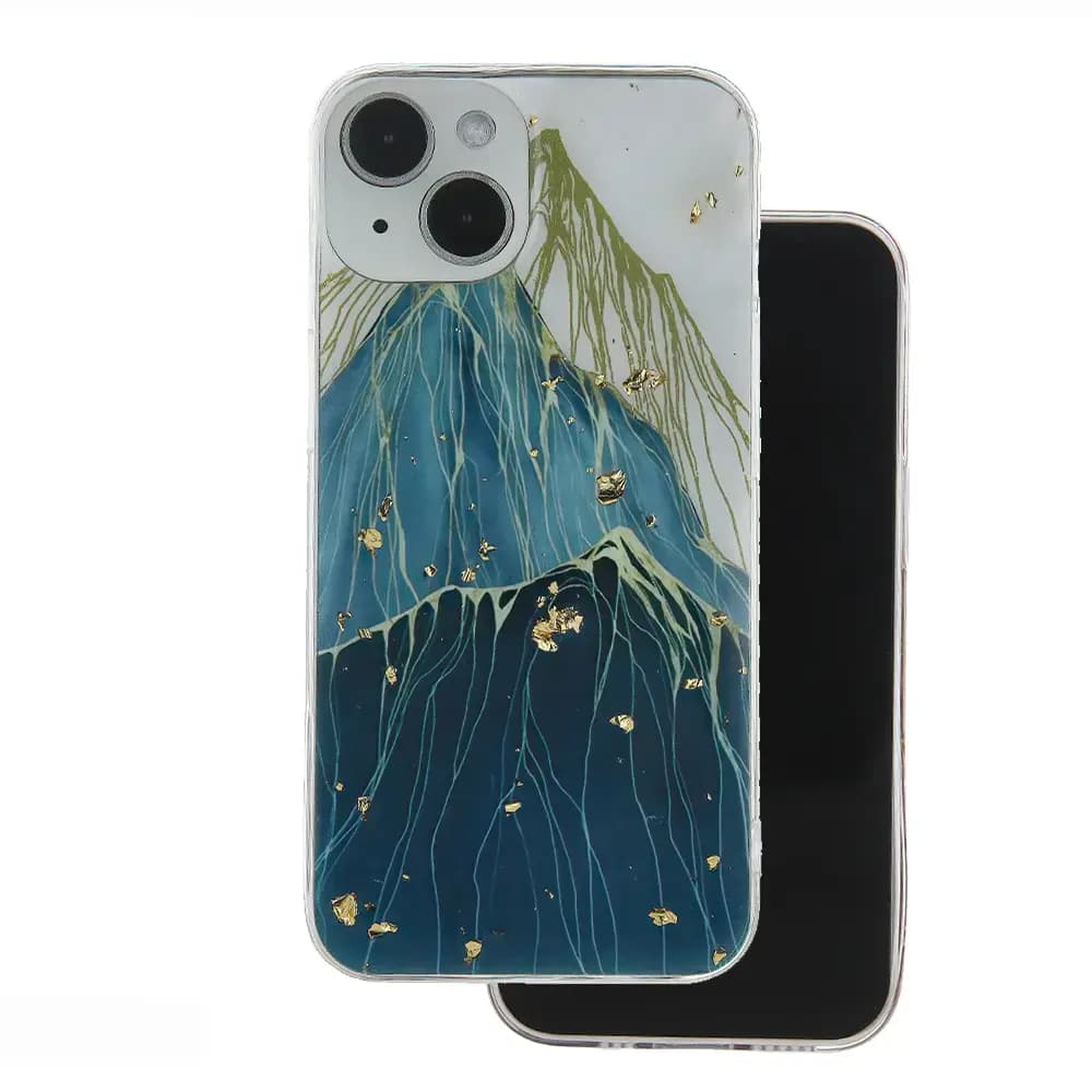 Fusion Gold Glam Silicone telefoniümbris Samsung Galaxy A54 5G, mitmevärviline