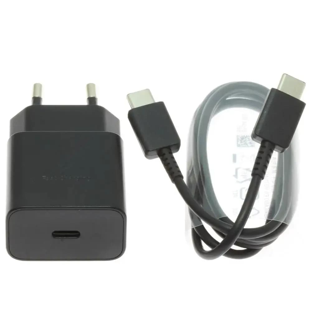 Samsung EP-T1510EBE USB-C seinalaadija 15 W + USB-C – USB-C kaabel, must