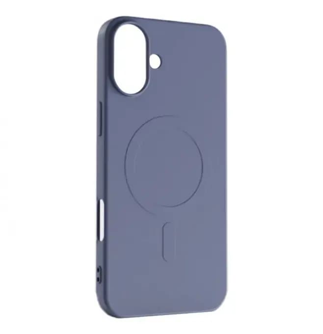Liquid Silicone MagSafe telefoniümbris iPhone 16 Pro, sinine