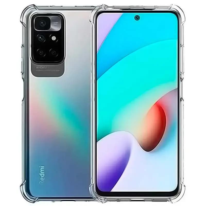 Fusion Anti Shock 1.5 mm telefoniümbris Redmi 10C 4G, läbipaistev