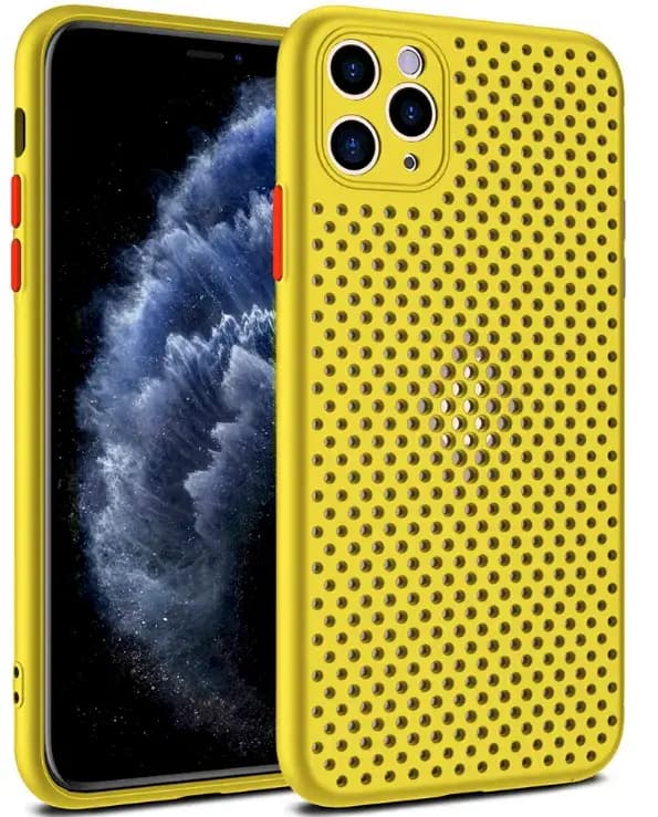Чехол Fusion Breathe для iPhone 12 Pro Max, жёлтый