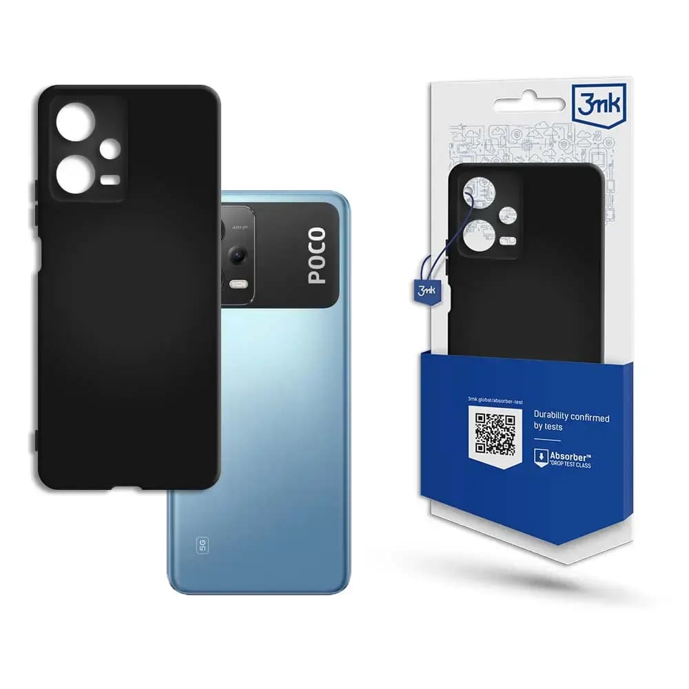3MK Matt phone case for Poco X5, black