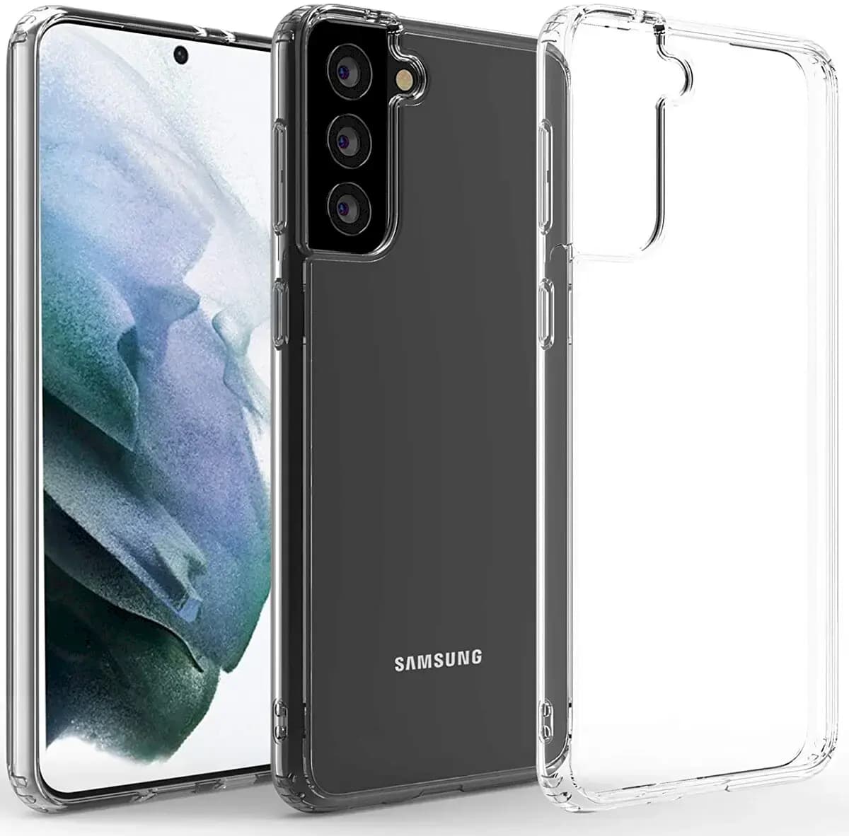 GoodBuy Ultra 0.3mm telefoniümbris Samsung Galaxy S21+, läbipaistev