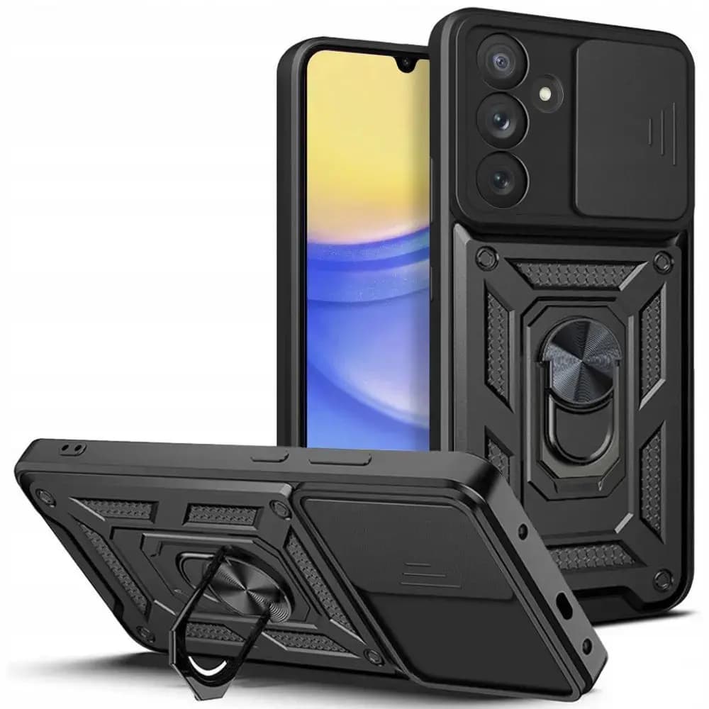 Чехол TECH-PROTECT Camshield Pro для Samsung Galaxy A15 4G / 5G, чёрный
