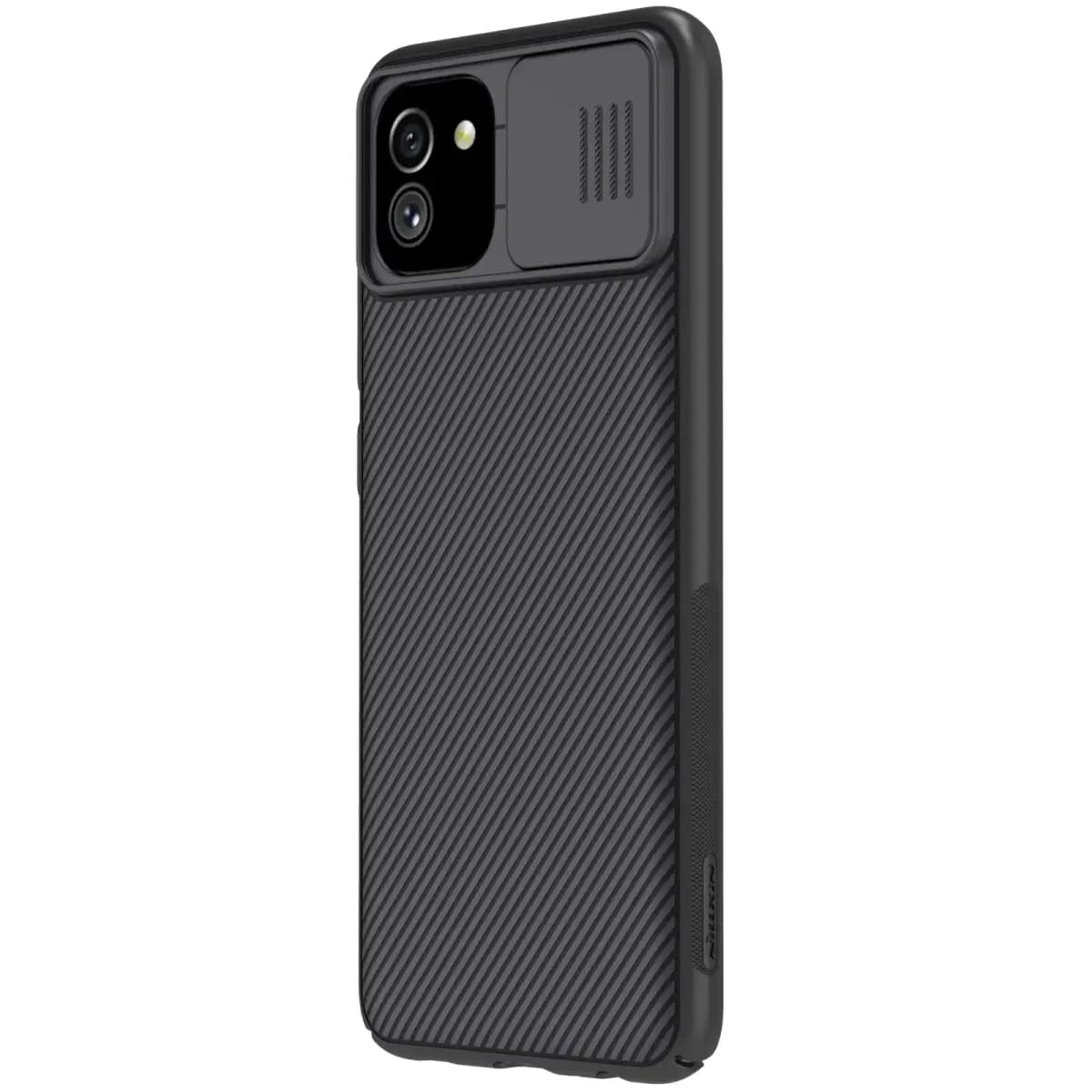Nillkin CamShield Hard telefoniümbris Samsung Galaxy A03, must
