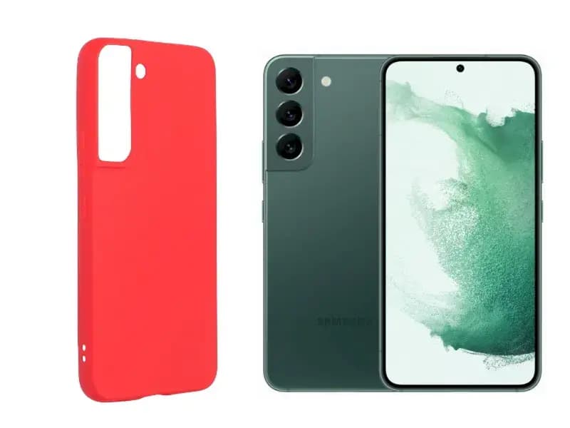 Чехол Fusion Soft Matte для Samsung Galaxy S22+, красный
