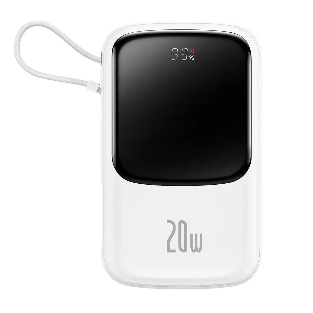 Baseus Qpow PRO akupank 10 000 mAh, 20 W, valge
