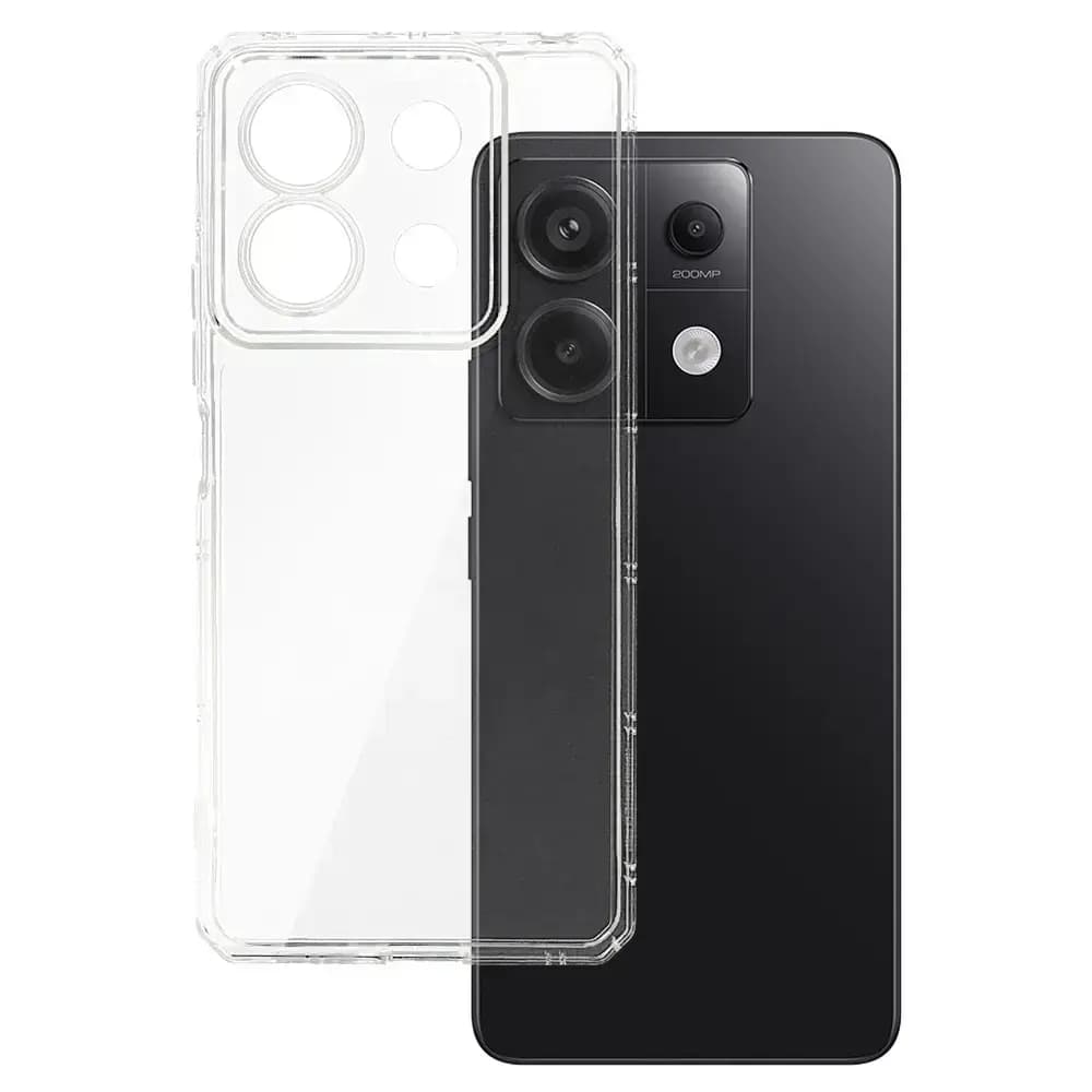 Fusion Armor Antishock telefoniümbris Redmi Note 13 Pro 5G, läbipaistev