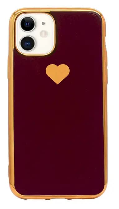 Fusion Heart telefoniümbris iPhone 11 Pro, punane