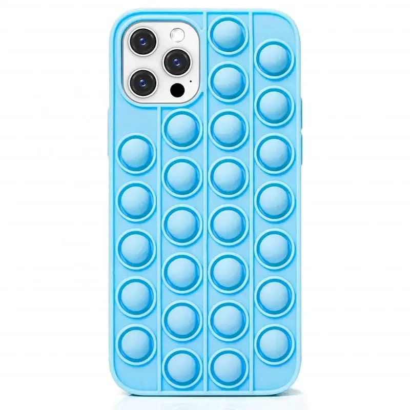 Fusion Pop It phone case for iPhone 12 / 12 Pro, blue