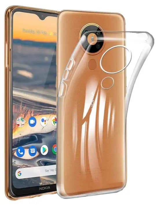 Fusion Ultra 1 mm Protect telefoniümbris Nokia 5.3, läbipaistev
