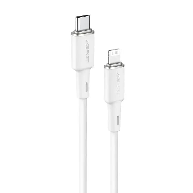 Кабель Acefast C2-01 USB-C – Lightning 30 Вт, 1,2 м, белый