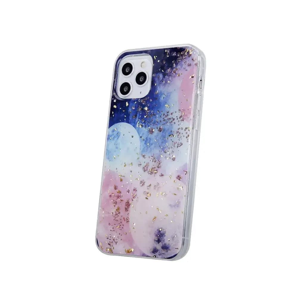Fusion Gold Glam phone case for iPhone 13 Pro, multicolour