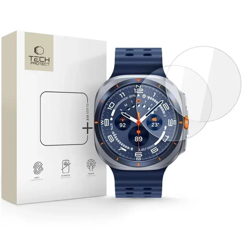 Tech-Protect tempered glass for Samsung Galaxy Watch Ultra 2024/2025 47 mm (2 pcs)