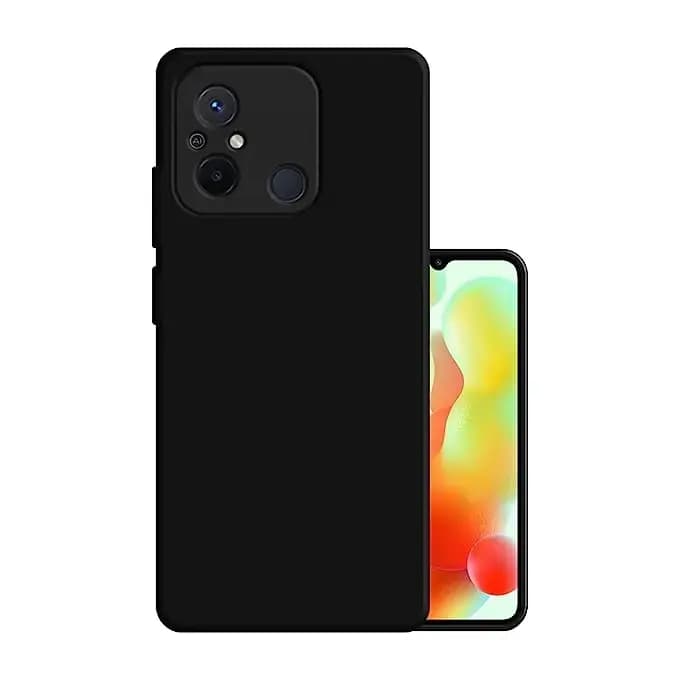 Fusion Soft Matte phone case for Redmi 12C, black