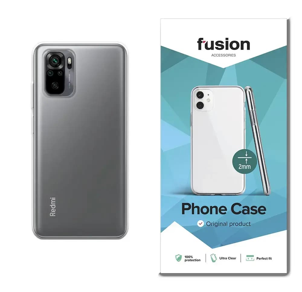 Fusion Ultra Clear Series 2 mm Silicone telefoniümbris iPhone 13 Pro, läbipaistev