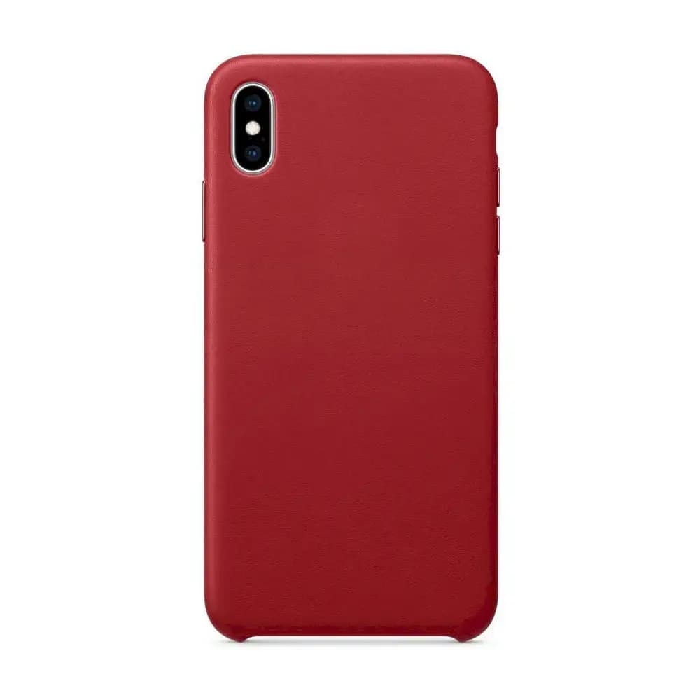 Fusion Eco Leather telefoniümbris iPhone 12 Pro Max, punane